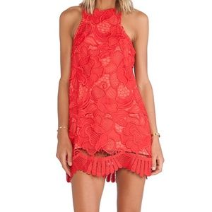 Lovers + Friends Red Caspian Shift Dress